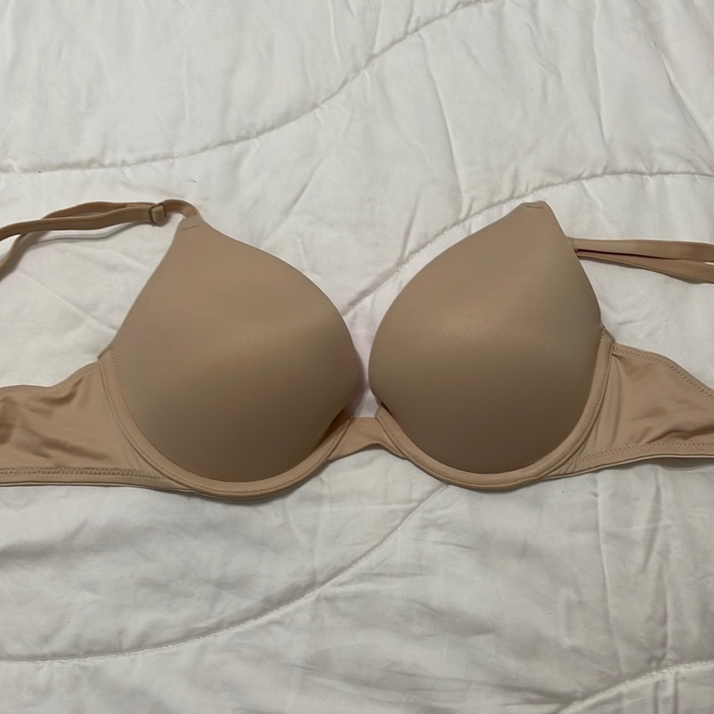 Tan 32c push up bra from pink